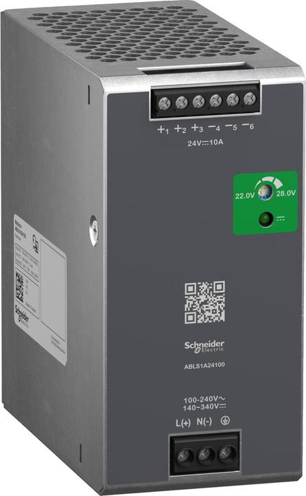 Immagine prodotto Schneider Electric Alimentatore, OPTIMUM, 100-240VAC, 24VDC, 10A, 240W, monofase ABLS1A24100