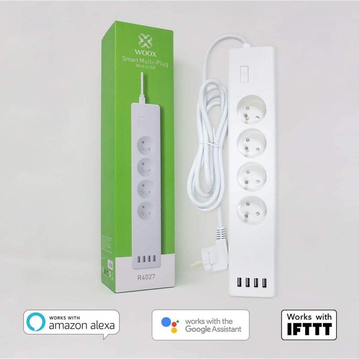 Actual product image Woox Smart Indoor Power Strip (4 x, CEE 7/5, 1.80 m)