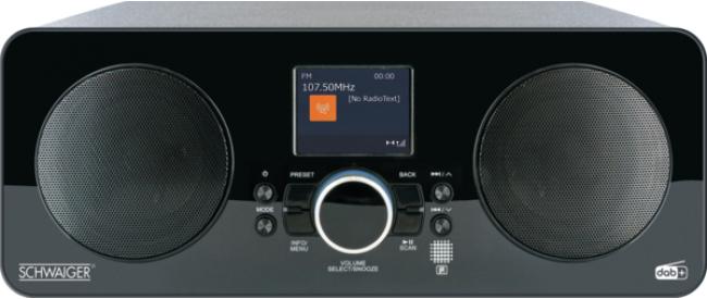 Actual product image Schwaiger DAB650513 (Web radio, DAB+, Bluetooth, Wi-Fi)
