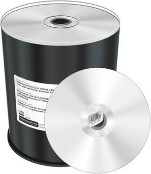 Produktbild MediaRange CD-R vollflächig bedruckbar (100 x)