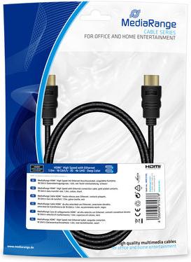 Produktbild MediaRange HDMI – HDMI (1 m, HDMI)