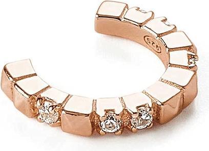 Rosato Modern bronze single earrings with cubica zircons RZO037 (L)