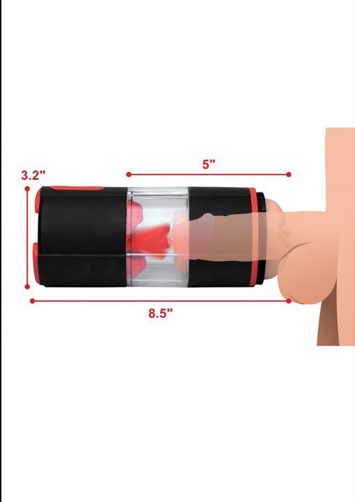 Actual product image XR Brands Flicking Tongue