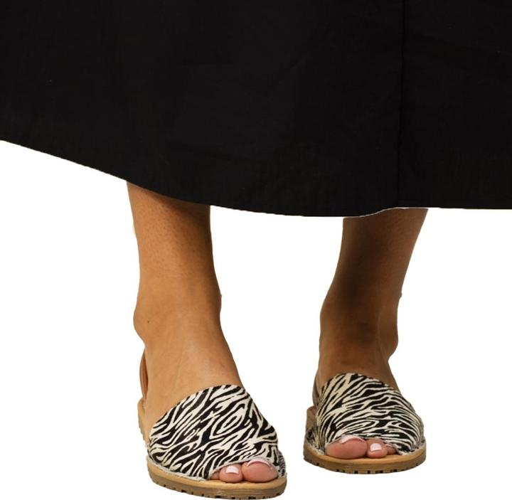 Produktbild Lunar Sandalen Azura Zebramuster Leder (40)