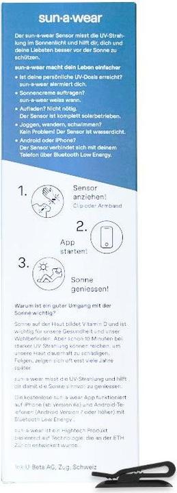 Actual product image Sun-a-wear UV sensor (1 x)