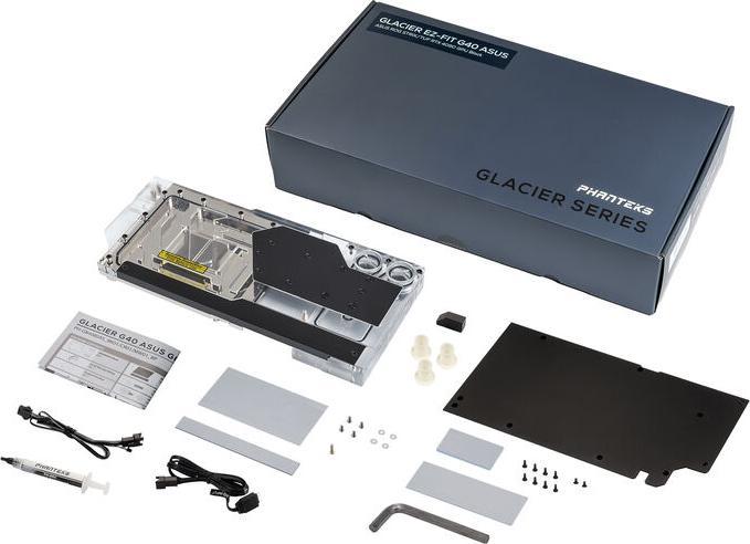 Image du produit Phanteks Glacier Ez-Fit G40 RTX 4090 Asus GPU Watercooler, D-RGB - noir