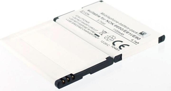 Produktbild AGI Handyakku kompatibel mit Nokia E71 - Batterie/Akku - Schwarz - Lithium-Ion (Li-I