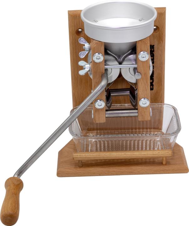 Actual product image Eschenfelder Grain crusher wall model with aluminium hopper