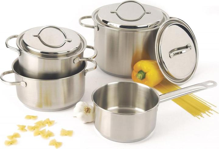 Actual product image Demeyere Resto set (Pan set + pot set, Stainless steel)