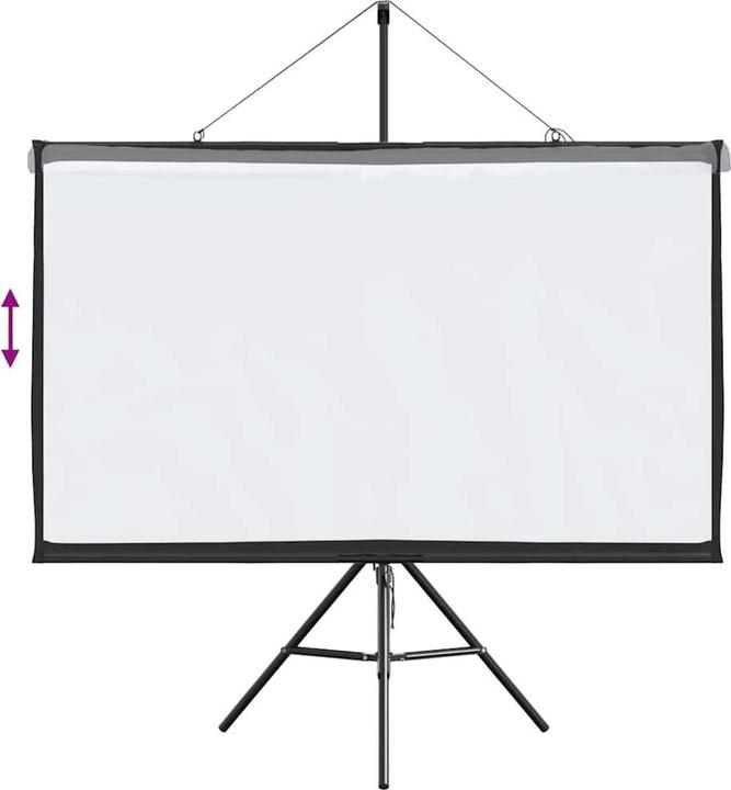 Produktbild VidaXL Beamer Leinwand mit Stativ 72 Zoll 16:9 Projektionswand Leinwand (72", 16:9)