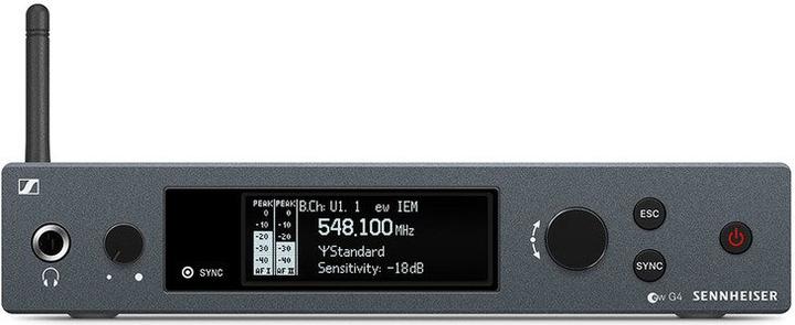 Actual product image Sennheiser EW IEM G4-TWIN-G Sets for wireless surveillance systems 566 - 608 MHz LED