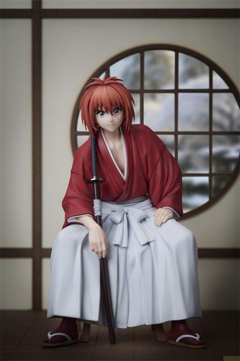 Actual product image Aniplex Rurouni Kenshin Statue Kenshin Himura 15 cm