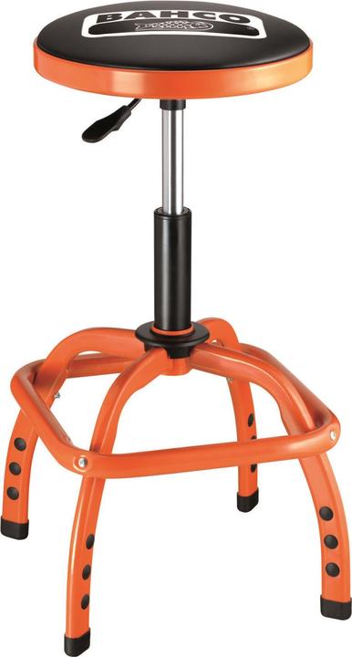 Bahco Gepolsterter Werkstatt Drehhocker Stuhl, pneumatisch (35.50 cm, 43 cm)