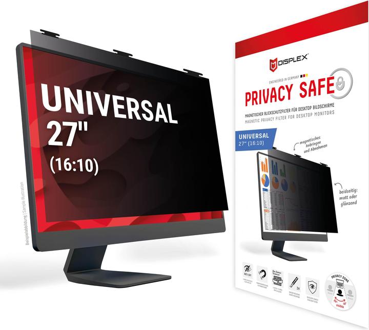 Produktbild Displex Privacy Safe, Desktop Monitor Blickschutzfilter (27", 16 : 10)