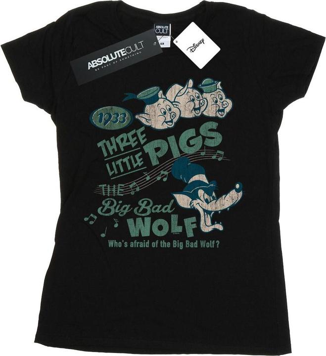 Produktbild Disney Three Little Pigs Who's Afraid Of The Big Bad Wolf TShirt (L)