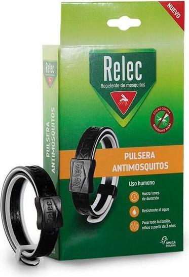 Image du produit Omega Pharma Relec Familia Black Mosquito Repellent Bracelet - 1 Unit