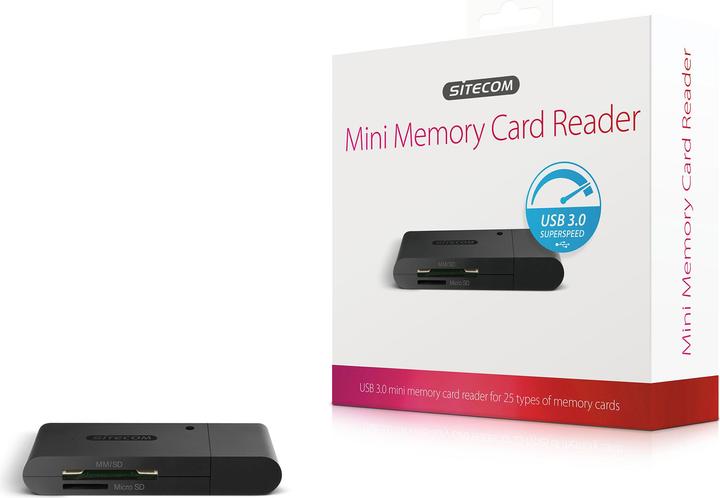 Actual product image Sitecom MD-063 Card reader (USB 2.0)