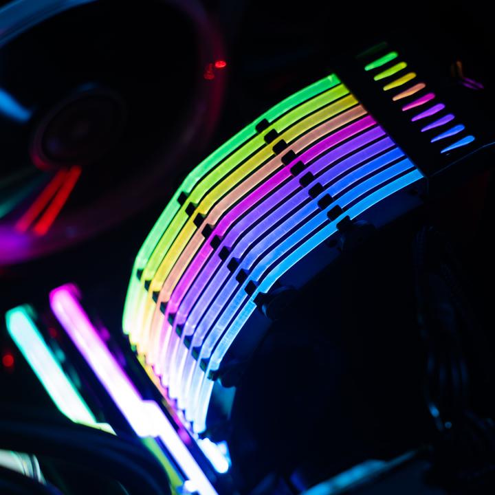 Produktbild Jonsbo DY-1 ARGB Beleuchtung für Mainboard Stromkabel (RGB)