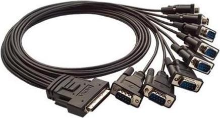 Actual product image Moxa CBL-M68M9X8-100 - Serial SCSI VHDCI 68 to 8 x DB9 plug, 1 m (1 m)