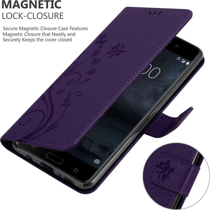 Immagine prodotto Cadorabo Custodia a libro floreale per Nokia 6.1 (Nokia 6.1)