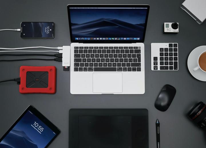 Immagine prodotto LMP Hub di base 6 porte argento (USB-C, 6 Porti)