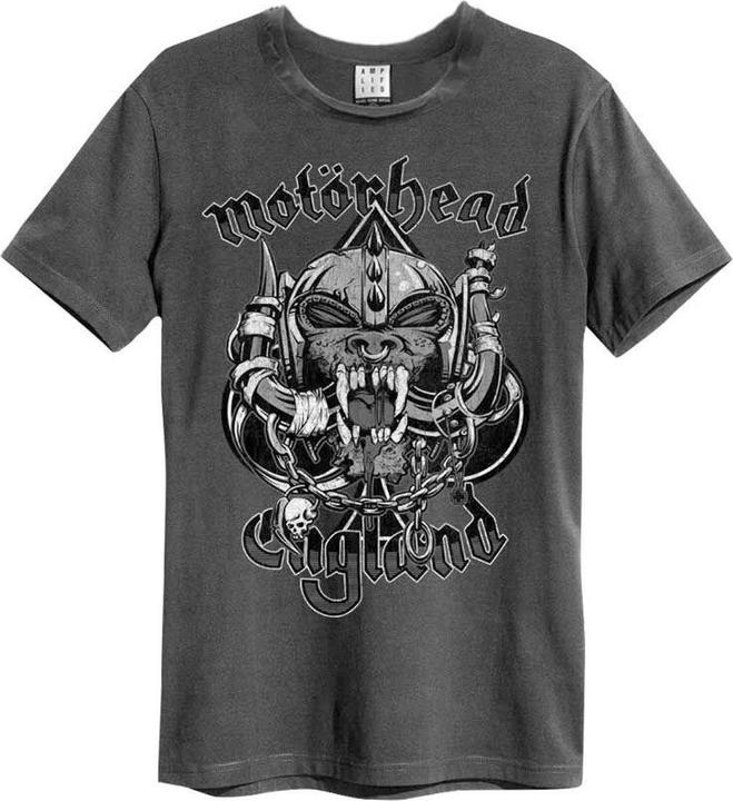 Actual product image Amplified Unisex Adult Snaggletooth Crest Motorhead T-Shirt (XXL)