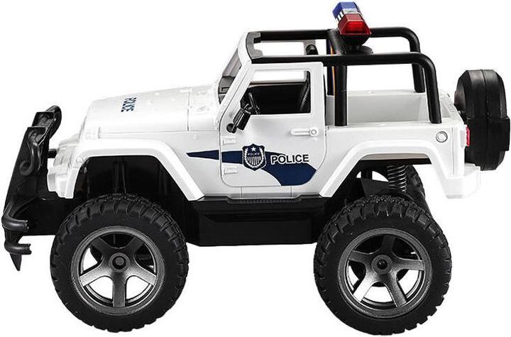 Image du produit Double Voiture télécommandée 1:12 (blanche) Jeep (Police) E550-003