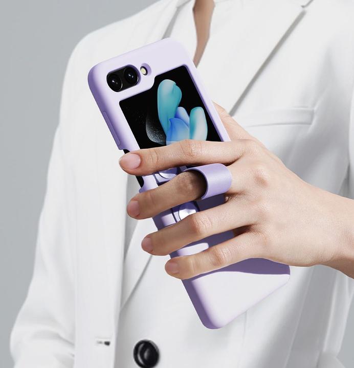 Immagine prodotto Nillkin Custodia Flex Flip con gancio e supporto per Samsung Galaxy Z Flip 5 - nera (Samsung Galaxy Z Flip5)