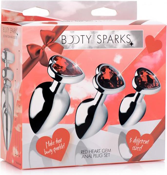 Immagine prodotto XR Brands Set di plug anali Heart Gem