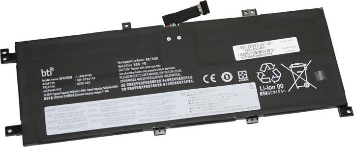 Actual product image Origin Storage Replacement 4 Cell Battery For Lenovo Thinkpad L13 Yoga 46wh (4 Cells, 2990 mAh)