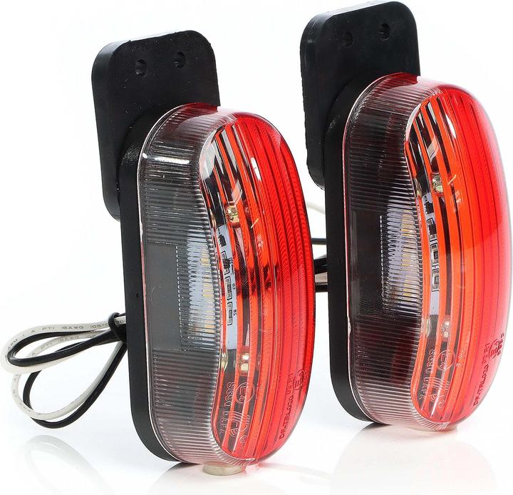Immagine prodotto Wiltec 2x 6 LED luce di posizione per luce di ingombro per rimorchio