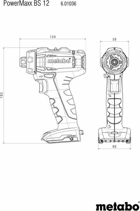 Immagine prodotto Metabo PowerMaxx BS 12 (Batteria ricaricabile)