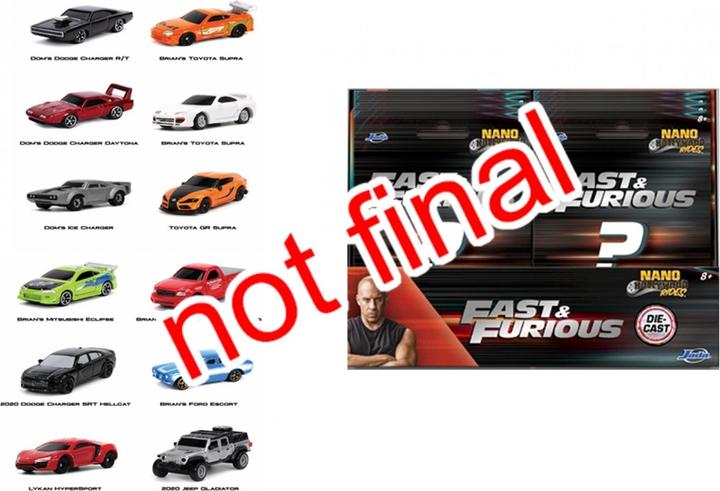 Produktbild Jada Fast & Furious Blind Pack Nano Car