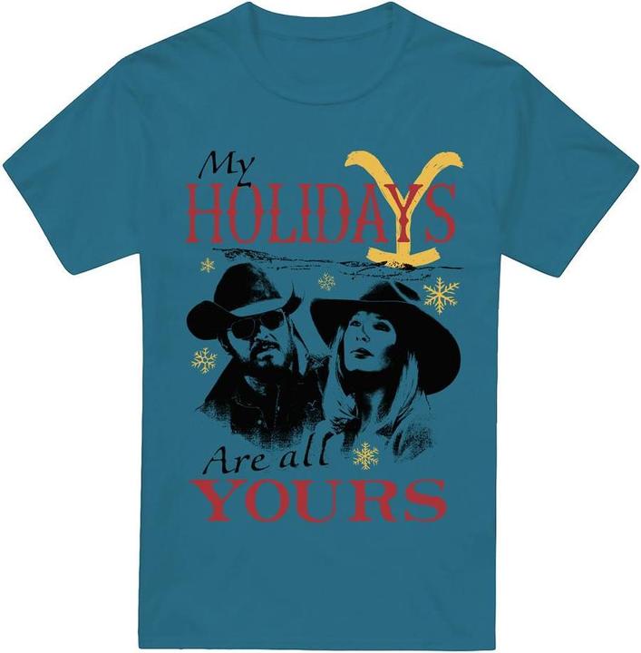Yellowstone My Holidays Are All Yours TShirt weihnachtliches Design