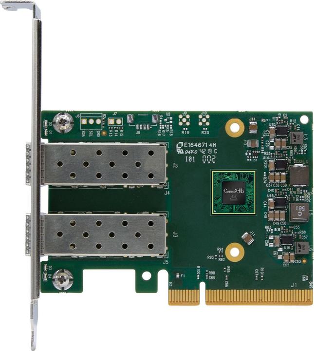 Image du produit Lenovo ISG ThinkSystem Mellanox ConnectX-6 Lx 10/25GbE SFP28 Adaptateur Ethernet PCIe 2 ports (Mini PCI Express)