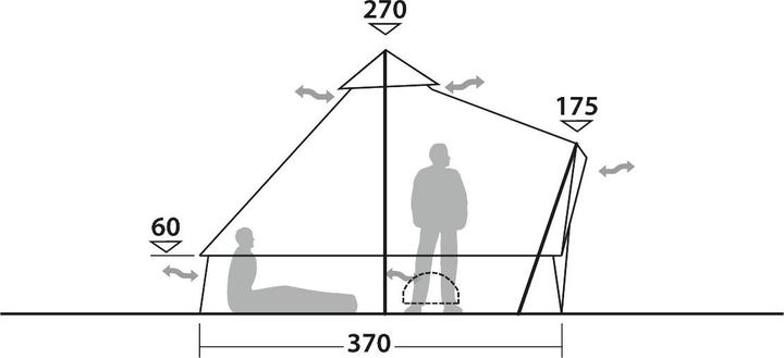 Actual product image Robens Klondike (Dome tent, 16.10 kg, 6 persons)