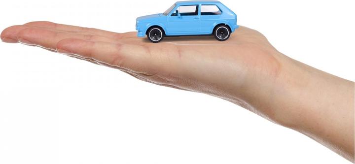 Actual product image Majorette Vintage VW Golf MK1, blue