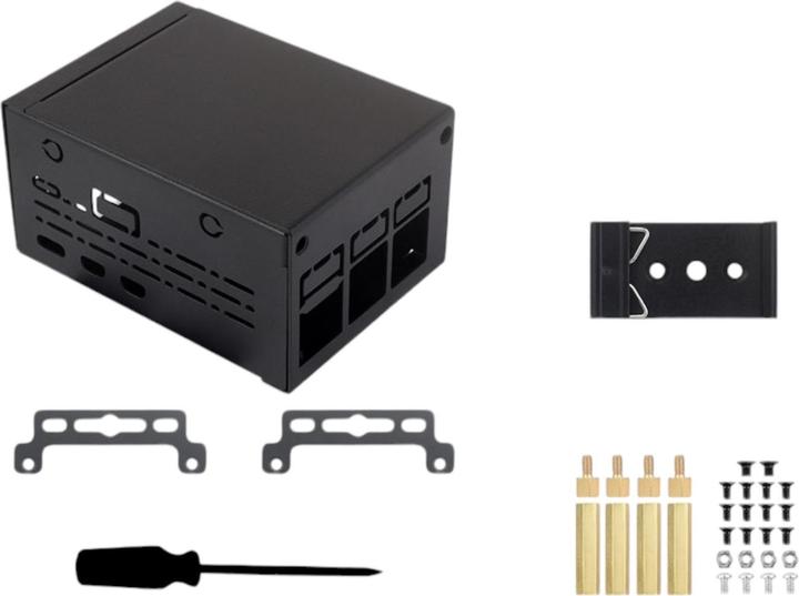 Image du produit WaveShare Boîtier métallique industriel (D) pour Raspberry Pi 5