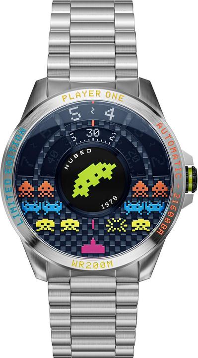 Produktbild Nubeo NB-6082-SI-22 Herrenuhr Quasar Automatik Limited 48mm 20ATM