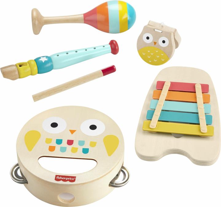 Actual product image Fisher-Price wooden music set (Multilingual)