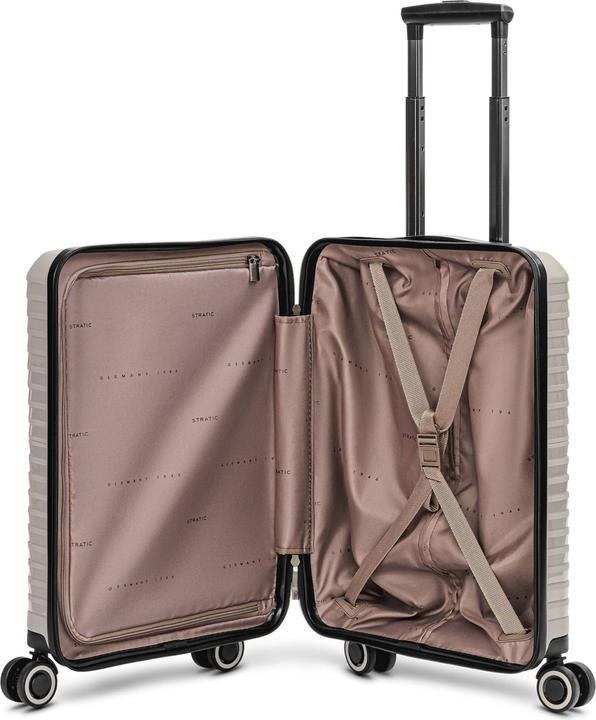 Immagine prodotto Stratic Carrello da cabina a 4 ruote Shine 55 cm (34 l, Bagaglio a mano (fino a 50 litri))