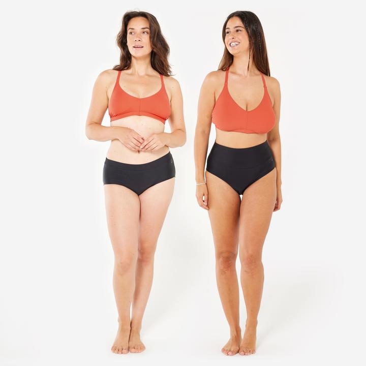 Immagine prodotto Nabaiji Sportbikini Oberteil Damen strukturiert - Lila Simy terracotta (XL)
