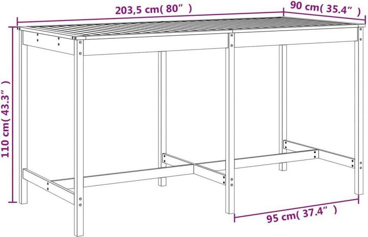 Produktbild VidaXL Gunda (90 cm)