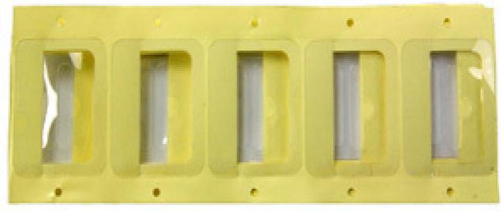 Actual product image OEM PVC wall latch for blister packaging 10pcs
