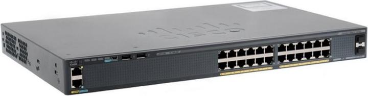 Actual product image Cisco 2960X-24TS-LL: 24 Port LAN Lite SW (24 Ports)