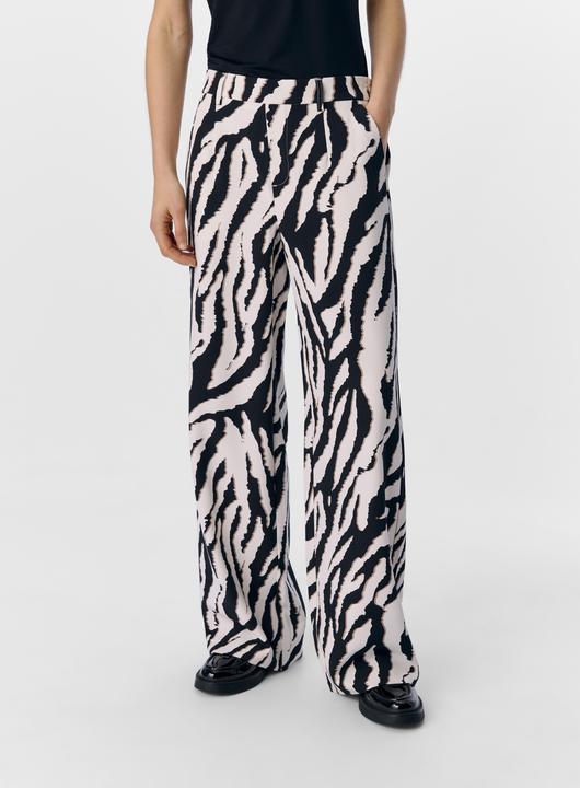 Produktbild Object Leoprint Hose mit weitem Bein (36)