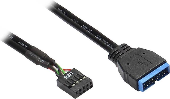Image du produit Good Connections Adaptateur Pin-Header USB3.0St-USB2.0Bu 0,15m (0.15 m, USB 2.0)