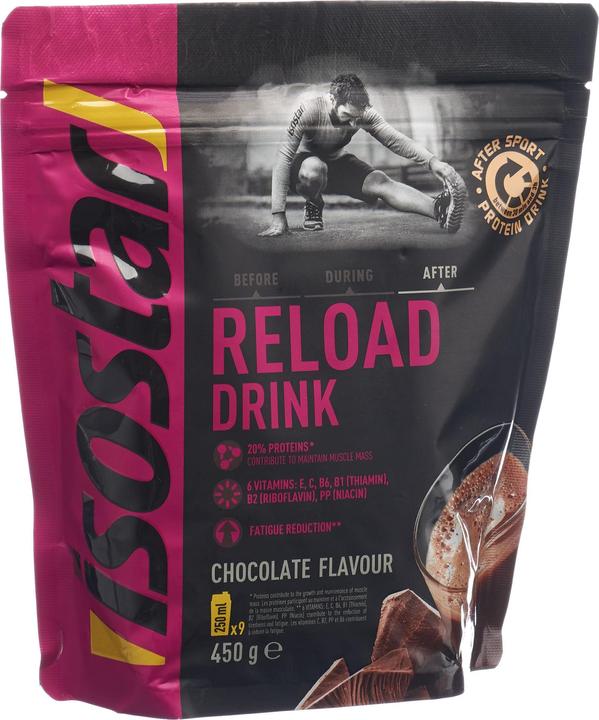 Image du produit Isostar Reload Drink (Chocolat, 1 pcs, 450 g)
