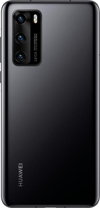 Image du produit Huawei P40 (128 Go, Noir, 6.10", Double SIM hybride + eSIM, 50 Mpx, 5G)