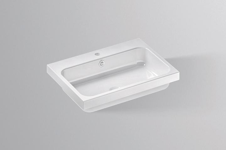 Image du produit Alape Vasque à poser AB.SR650H, rectangulaire L : 650mm H : 127mm P : 472mm, 3231600000,blanc (472 mm, 650 mm)
